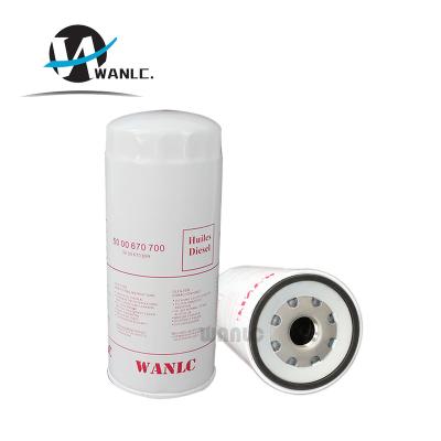 China High Filter Paper Filtration Oil Filter 5000670700 For RENAULT Trucks for sale