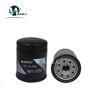 China From WANLC Manufacturer Auto Spare Parts Oil Filter OEM 90915-YZZD4 Directly For Japanese Cars Standard Size for sale