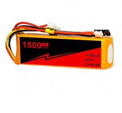 Κίνα Υψηλής τάσης 7C FPV Λίπο μπαταρία 3s 1500mah Λίπο μπαταρία 9.9V Πακέτο μεταδότης προς πώληση