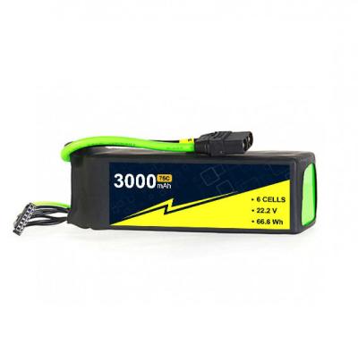 China 6s 22.2V 3000mAh 16000mah UAV Lipo Battery for sale