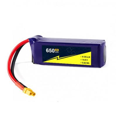 Cina 14.8V 650mAh 70C FPV Piccolo Drone Lipo Batteria con W/XT-30 Leggere in vendita