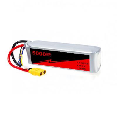 China Fpv Drohnenbatterie 5000mAh 4S LiHV Batterie 15.2V 65C 130C Langlebigkeit zu verkaufen