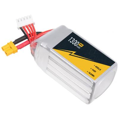 China 7.4v 11.1v 14.8v 22.2V 6s 1300mah 4s 100c Lipo Battery Drone Lithium Polymer Battery for sale