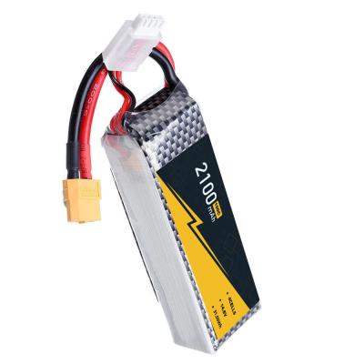 Cina Cassa dura 14.8V 2S 3s 4s 6s Drone Batteria agli ioni di litio 2100mah Batteria Lipo 35C 60C 100C in vendita