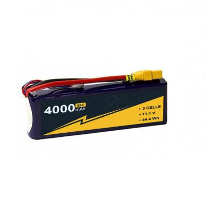 Cina 35C 11.1V 4000mAh 3S RC Batteria per imbarcazioni per FPV Drone Quadcopter Elicottero in vendita