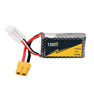 Cina Ricaricabile 7.4 V 1350mah Batteria Lipo 160C 2s Batteria Lipo Cassa dura in vendita