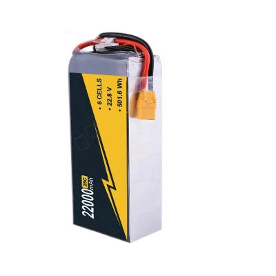 China UAV RC Lithium Polymer Battery 5000mAh Lipo batterijen voor RC vliegtuigen Te koop