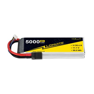 China 11.1V 50C 100C RC Lipo Battery 5000mAh Get The Most Out Of Your RC With High Capacity Te koop