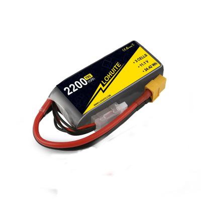 China 11.1V 2200mAh 3S 70C LiPo Battery for RC Helicopter Aircraft Quadcopter Cars Airplane Te koop