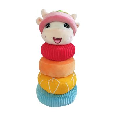 China Super Soft Super Soft Spandex Soft+Crystal Soft Newborn Soothe Soothe Towel Bunny Baby Rattle Gift Comfort Sleep Companion Cute Baby Plush Toys for sale