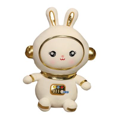 China Cute Space Bunny Soft Stuffed Baby Rabbit Toy Hot Sale Astronaut Series Kawaii Stuffed Animal High Quality Space Rabbit For Kid Christmas for sale