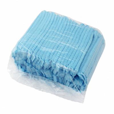 China Disposable Surgical Band Clip 100% Cotton Nurse Hats Non-Woven Medical Hair Buffing Hair Net for sale