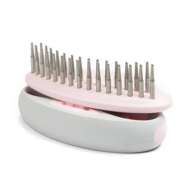 China Stocked Pet Grooming Hair Brush Deshedding Undercoat Rake Dog Dematting Comb for sale