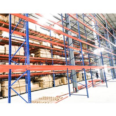 China Selective Heavy Duty Corrosion Protection Pallet Racking Warehouse Storage Industrial Metal Rack Warehouse Storage for sale