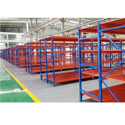 China Corrosion Protection Warehouse Racking Suppliers System Light Duty Powder Coated Rack 200-500kg widespan for sale