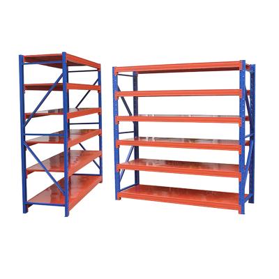 China Corrosion Protection Racking Boltless Industrial Factory Shelves Racking Medium Widespan Racking for sale