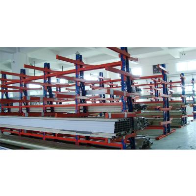 China Corrosion Protection Hardware Racking System Warehouse Welded Frame Or Bubble Film Heavy Duty Cantilever Wrapping Racking for sale