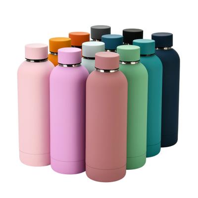 China 2022 new business style iron 500ml flask sports water bottle promotional sublimation with stainless steel for sale