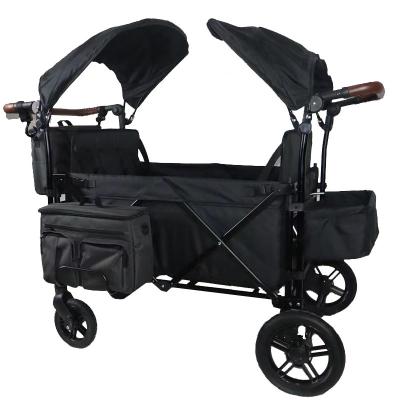 China Multifunctional 3 in 1 Baby Stroller Aluminum 4 Seater Kids Folding Stroller Trolley for sale