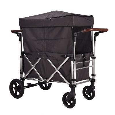 China Portable Hot Sale Baby Carriage Stroller Easy Folding Push Cart Walker Folding Utility Trolley With Canopy For Kids for sale