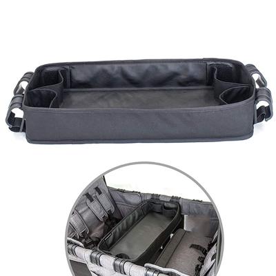 China Purpose 4 Multi-Function Passenger Trolley Double Sided Snack Activity Tray With Four Cup Holders Double Sided Trolley Snack for sale