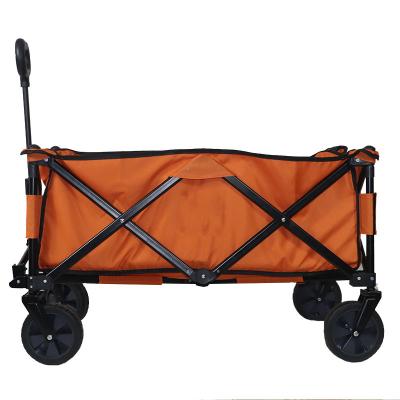 China Easy Folding Quad Folding Utility Cart Folding Garden Camping Compact Outdoor Cart for sale