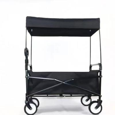 China The two front wheels can move 360 ​​degrees; Can be folded garden folding carry foldable folding folding cart camping beach cart folding garden cart cart for sale