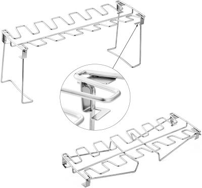 China Factory Price Chicken Wing And Leg Roasting Rack Easily Cleaned Chicken Leg Wing Rack Bbq Tools for sale