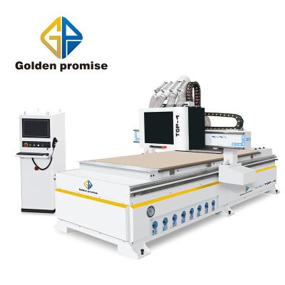 China Building Material Stores GP Woodworking Machinery High Precision CNC Router Engraving Woodworking Machine 3 Axis Router 3D CNC Machine For Metal Wood for sale