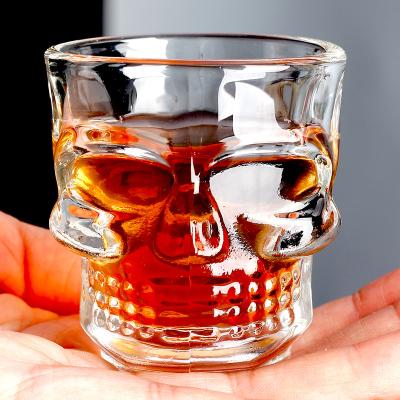 China 25ml/75ml/150ml/250ml Crystal Double Wall Shot Beer Glass Mug Modern Creative Whiskey Sall Double Shot Mug for sale