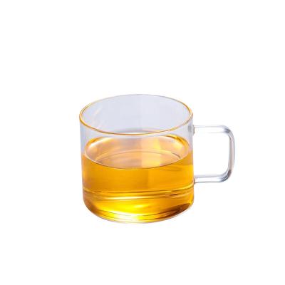 China Hot Selling Product Food Grade Borosilicate Glass High Sustainable Teapot And Cup In One for sale