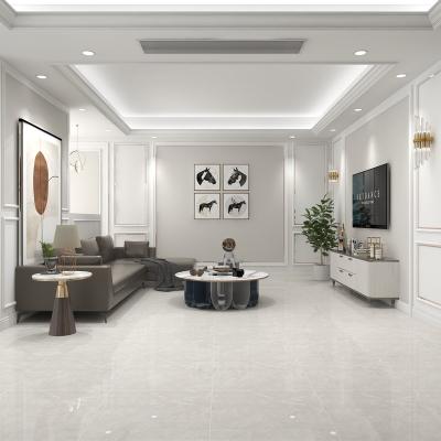 China Glazed Metallic Tiles Full Polished Glazed Porcelain Tiles Glazed Flooring 24X24 For Living Room Flooring for sale