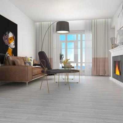 China Rustic Tiles 150600 Light Gray Wood Floor Tile Wooden Tiles For Living Room for sale