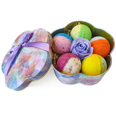 China Personal Care Wholesale Custom Private Label Colorful Bath Bomb Gift Set For Kids/Women/Men, Mother's Day for sale