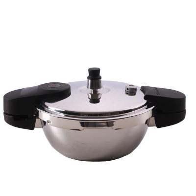 China Sustainable quick pressure release function triple bottom layer works on all household cooking surfaces quick and even heat distribution for sale