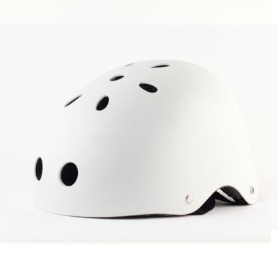 China White Helmet VicPro Matt Finish Headgear Skateboard Helmet for sale