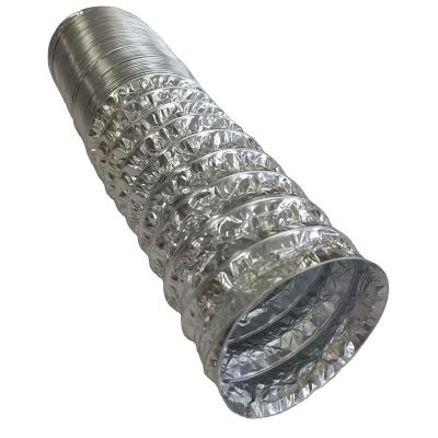 China Modern Flexible 4inch Air Duct Hose Aluminum Foil Free Spare Parts For HVAC With Heat Resistance 1 Year Non-Determined Online Technical Support for sale