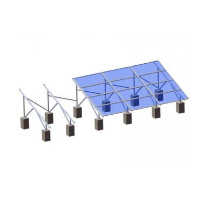 China Easy Install Solar Panel Mounting System Preassembly Ground Steel Mounting Ground Photovoltaic Ground Mounting Pole for sale