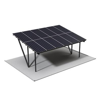 China Easy Install Parking Rack Structure Kit Pv Frame Aluminum Parking Solar System For Electric Cars for sale