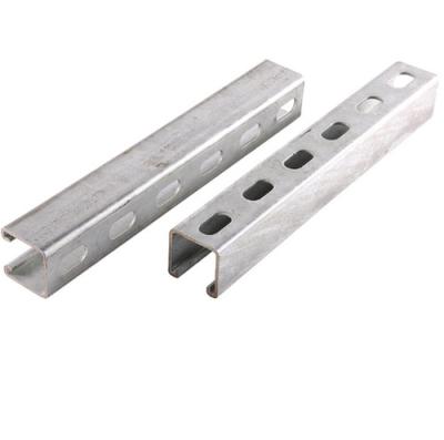 China Rails for solar bracket & Seismic Bracket Strut Channel Aluminum Alloy 41*41 C SS Channel Strut Slotted Raceway for sale