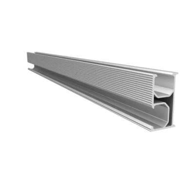 China Wholesale aluminum rail rail for solar panel mounting system for sale