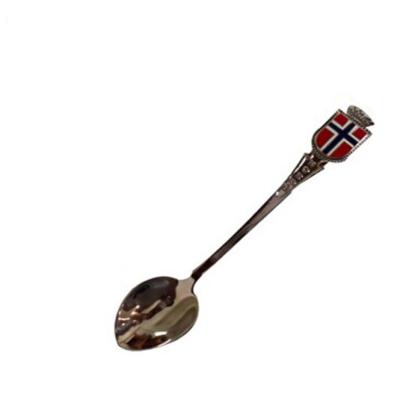 China Wholesale Enamel Logo Promotional Metal Alloy Teaspoon From China New for sale