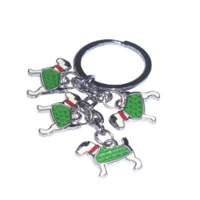 China Custom Funny Animal Key Holder Enamel Metal Charm Soft Key Chain for sale