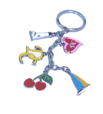 China Europe Fashionable Custom Fruit Shaped Metal Charm Key Chain for sale