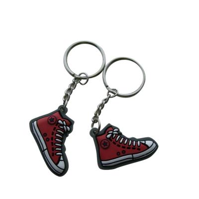 China 2D Soft Logo PVC Key Chain Europe Sports Promotional Shoe for sale