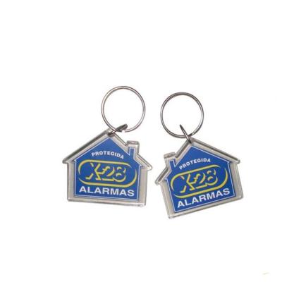 China Formed high quality acrylic photo inserted key chain from Euro House for sale