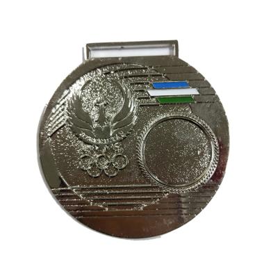 China China WHOLESALE CHEAP CUSTOM DESGIN YOUR OWN LOGO WHITE ZINC ALLOY 3D MEDAL for sale