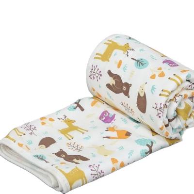 China Portable Custom Printing Newborn Sleep Sack Wrap Muslin Blanket Blankets For Baby for sale