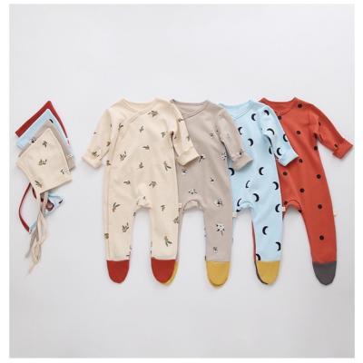 China Footies Recommend Long Sleeves Clothes Newborn Romper Costume With Hat Baby Rompers for sale