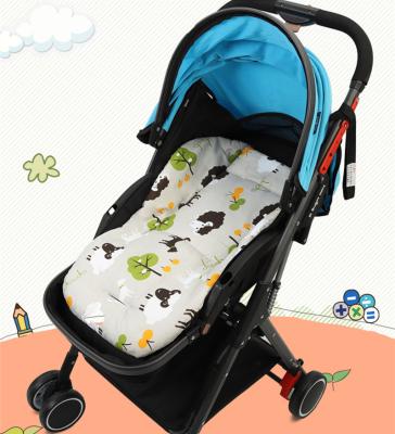 China Soft Comfortable Hot New Listing Customized 100% Cotton Baby Cushion Seat Pad Baby Stroller Cushion for sale